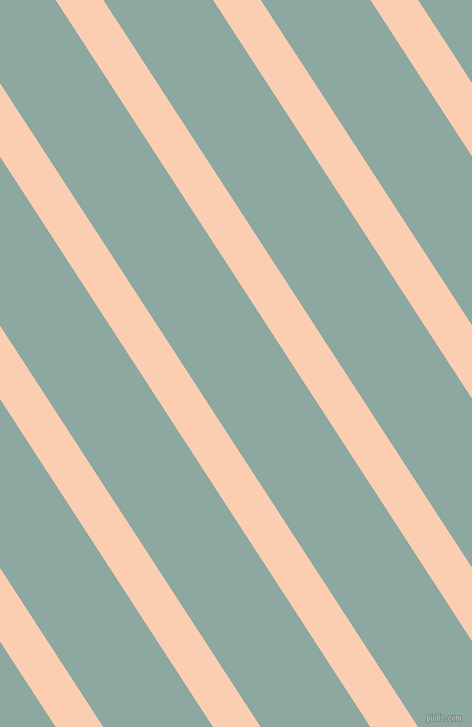123 degree angle lines stripes, 40 pixel line width, 92 pixel line spacing, Apricot and Cascade angled lines and stripes seamless tileable