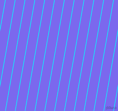 80 degree angle lines stripes, 2 pixel line width, 31 pixel line spacing, Aqua and Medium Slate Blue angled lines and stripes seamless tileable