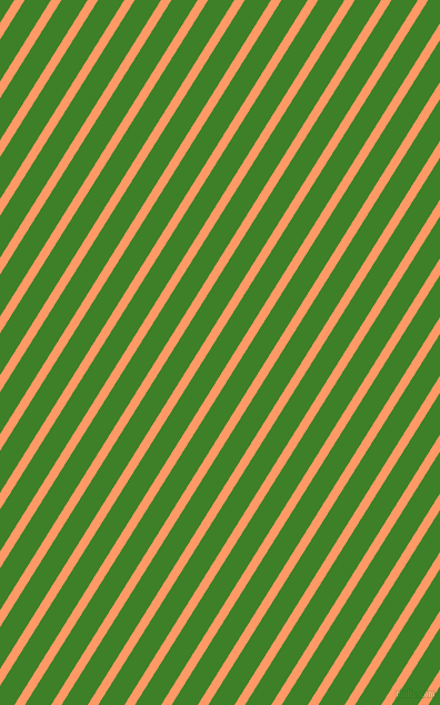 58 degree angle lines stripes, 8 pixel line width, 20 pixel line spacing, Atomic Tangerine and Bilbao angled lines and stripes seamless tileable