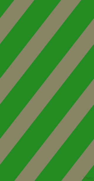 52 degree angle lines stripes, 54 pixel line width, 72 pixel line spacing, Bandicoot and Forest Green angled lines and stripes seamless tileable