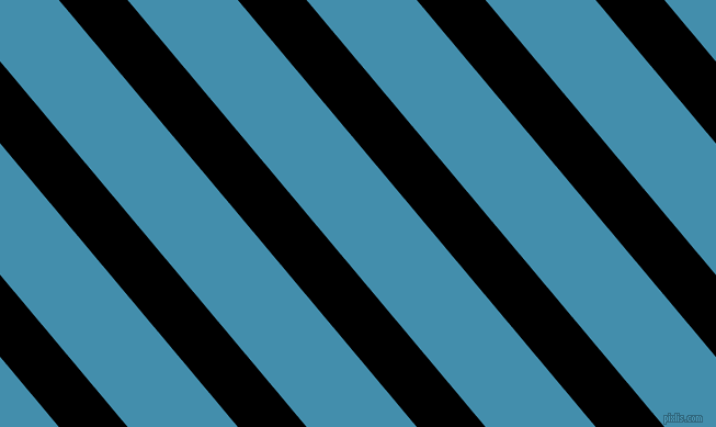 130 degree angle lines stripes, 48 pixel line width, 77 pixel line spacing, Black and Boston Blue angled lines and stripes seamless tileable