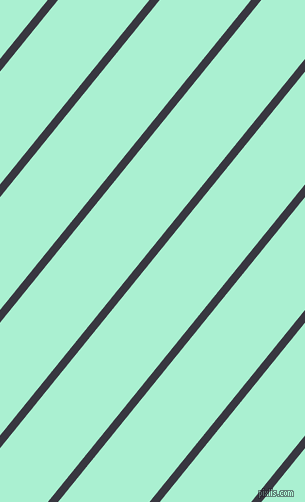 51 degree angle lines stripes, 8 pixel line width, 71 pixel line spacing, Black Marlin and Magic Mint angled lines and stripes seamless tileable