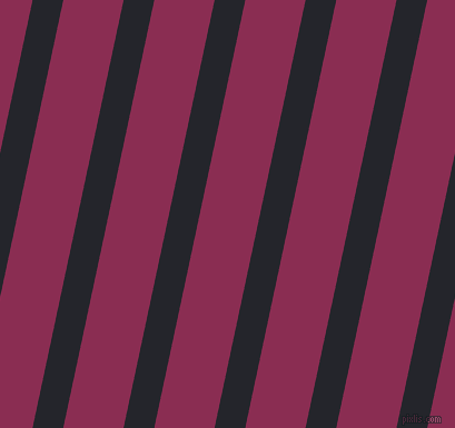 78 degree angle lines stripes, 27 pixel line width, 53 pixel line spacing, Black Russian and Rose Bud Cherry angled lines and stripes seamless tileable