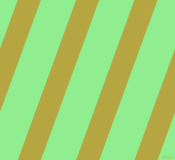 70 degree angle lines stripes, 72 pixel line width, 110 pixel line spacing, Brass and Light Green angled lines and stripes seamless tileable