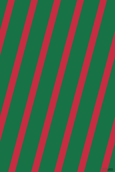 75 degree angle lines stripes, 22 pixel line width, 52 pixel line spacing, Brick Red and Dark Spring Green angled lines and stripes seamless tileable