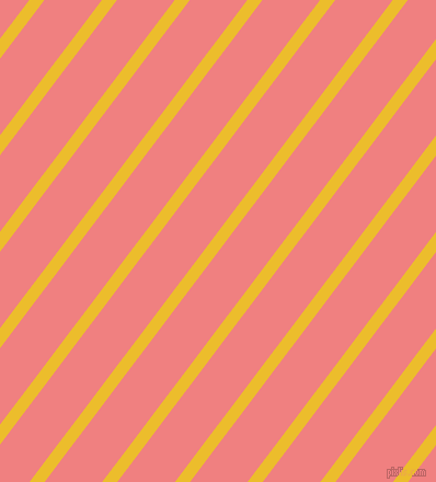 53 degree angle lines stripes, 11 pixel line width, 42 pixel line spacing, Bright Sun and Light Coral angled lines and stripes seamless tileable