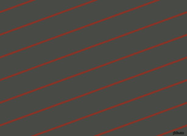 20 degree angle lines stripes, 6 pixel line width, 64 pixel line spacing, Burnt Umber and Armadillo angled lines and stripes seamless tileable