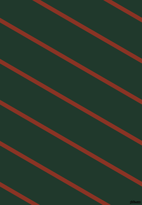 150 degree angle lines stripes, 14 pixel line width, 108 pixel line spacing, Burnt Umber and Palm Green angled lines and stripes seamless tileable