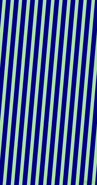 85 degree angle lines stripes, 11 pixel line width, 15 pixel line spacing, Celadon and Navy angled lines and stripes seamless tileable