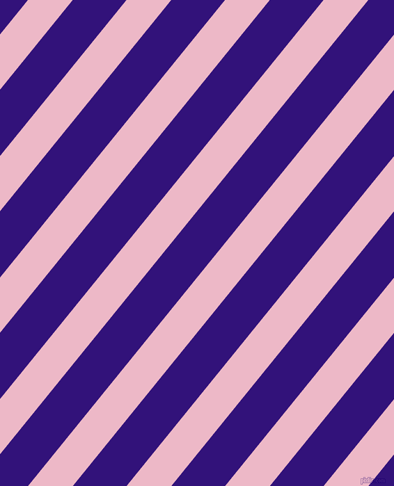 51 degree angle lines stripes, 50 pixel line width, 60 pixel line spacing, Chantilly and Persian Indigo angled lines and stripes seamless tileable
