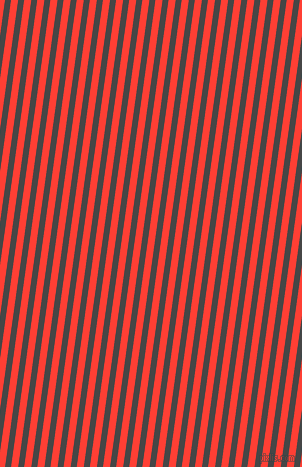 82 degree angle lines stripes, 6 pixel line width, 7 pixel line spacing, Charcoal and Red Orange angled lines and stripes seamless tileable
