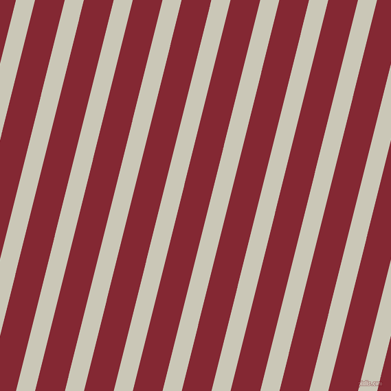 76 degree angle lines stripes, 27 pixel line width, 42 pixel line spacing, Chrome White and Shiraz angled lines and stripes seamless tileable