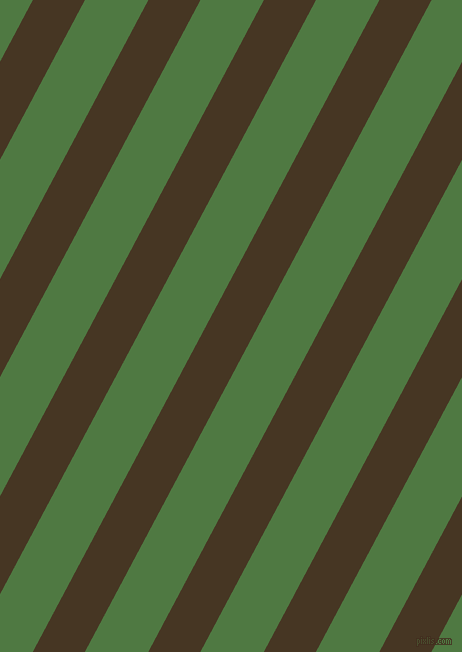 62 degree angle lines stripes, 46 pixel line width, 56 pixel line spacing, Clinker and Fern Green angled lines and stripes seamless tileable