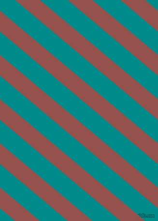140 degree angle lines stripes, 33 pixel line width, 37 pixel line spacing, Copper Rust and Dark Cyan angled lines and stripes seamless tileable