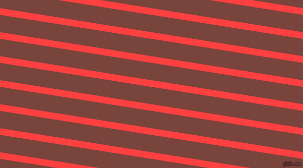 171 degree angle lines stripes, 13 pixel line width, 34 pixel line spacing, Coral Red and Bole angled lines and stripes seamless tileable