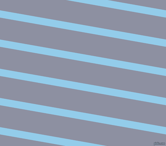 170 degree angle lines stripes, 23 pixel line width, 69 pixel line spacing, Cornflower and Manatee angled lines and stripes seamless tileable