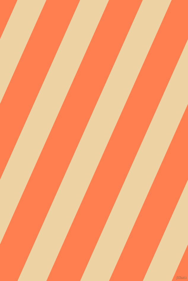 66 degree angle lines stripes, 89 pixel line width, 104 pixel line spacing, Dairy Cream and Coral angled lines and stripes seamless tileable