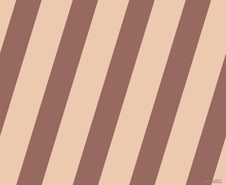 73 degree angle lines stripes, 49 pixel line width, 60 pixel line spacing, Dark Chestnut and Desert Sand angled lines and stripes seamless tileable