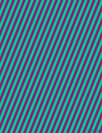 68 degree angle lines stripes, 8 pixel line width, 8 pixel line spacing, Dark Purple and Caribbean Green angled lines and stripes seamless tileable