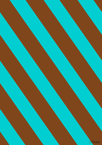 125 degree angle lines stripes, 43 pixel line width, 49 pixel line spacing, Dark Turquoise and Russet angled lines and stripes seamless tileable