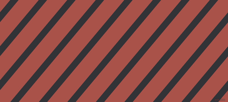50 degree angle lines stripes, 22 pixel line width, 53 pixel line spacingEbony and Apple Blossom angled lines and stripes seamless tileable