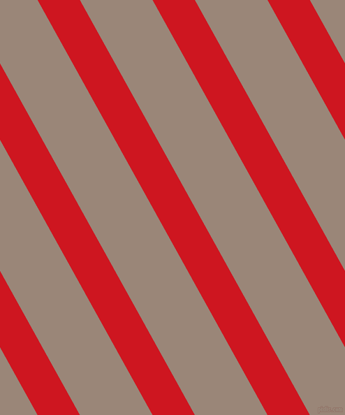 119 degree angle lines stripes, 53 pixel line width, 91 pixel line spacing, Fire Engine Red and Almond Frost angled lines and stripes seamless tileable