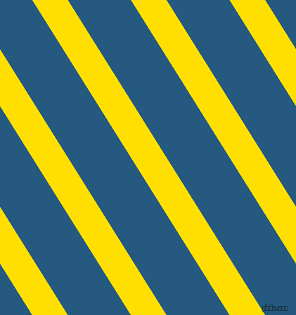 122 degree angle lines stripes, 43 pixel line width, 76 pixel line spacing, Golden Yellow and Bahama Blue angled lines and stripes seamless tileable