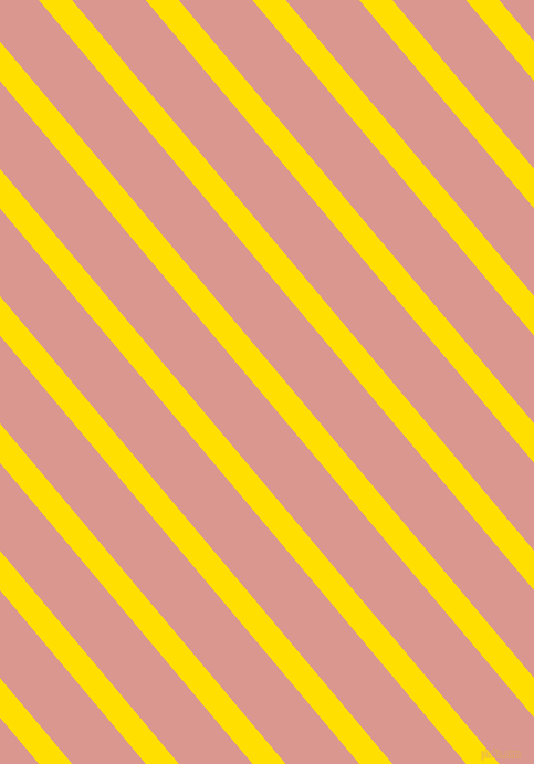130 degree angle lines stripes, 23 pixel line width, 51 pixel line spacing, Golden Yellow and Petite Orchid angled lines and stripes seamless tileable