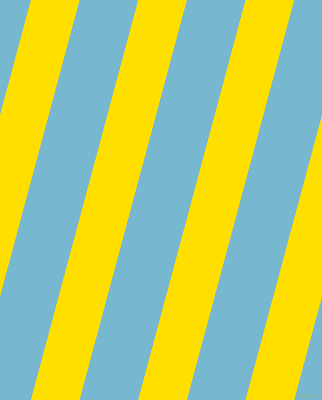 75 degree angle lines stripes, 94 pixel line width, 113 pixel line spacing, Golden Yellow and Seagull angled lines and stripes seamless tileable
