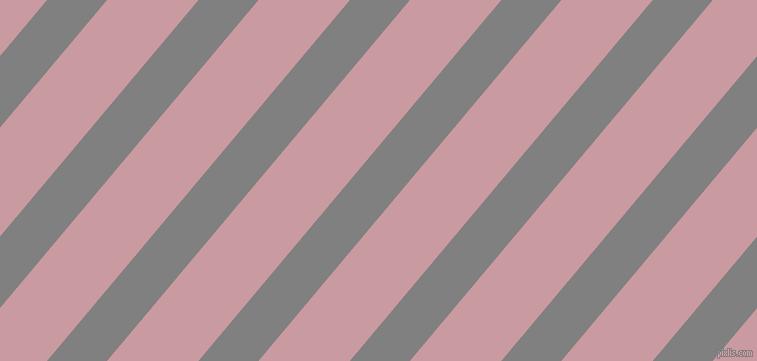 50 degree angle lines stripes, 46 pixel line width, 70 pixel line spacing, Grey and Careys Pink angled lines and stripes seamless tileable