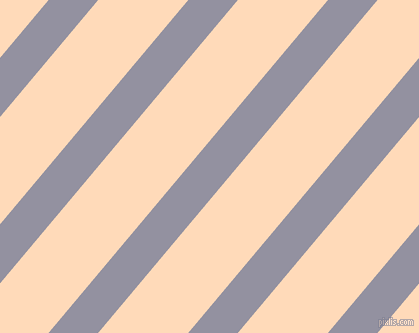 50 degree angle lines stripes, 38 pixel line width, 69 pixel line spacing, Grey Suit and Peach Puff angled lines and stripes seamless tileable