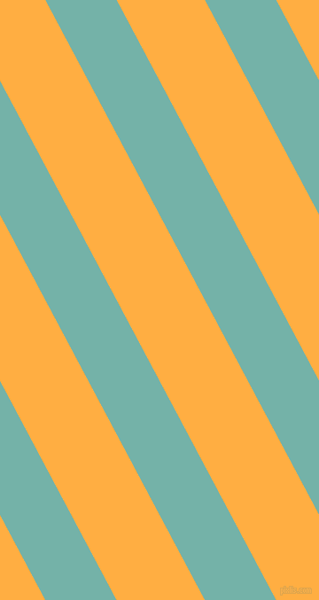 118 degree angle lines stripes, 71 pixel line width, 88 pixel line spacing, Gulf Stream and Yellow Orange angled lines and stripes seamless tileable
