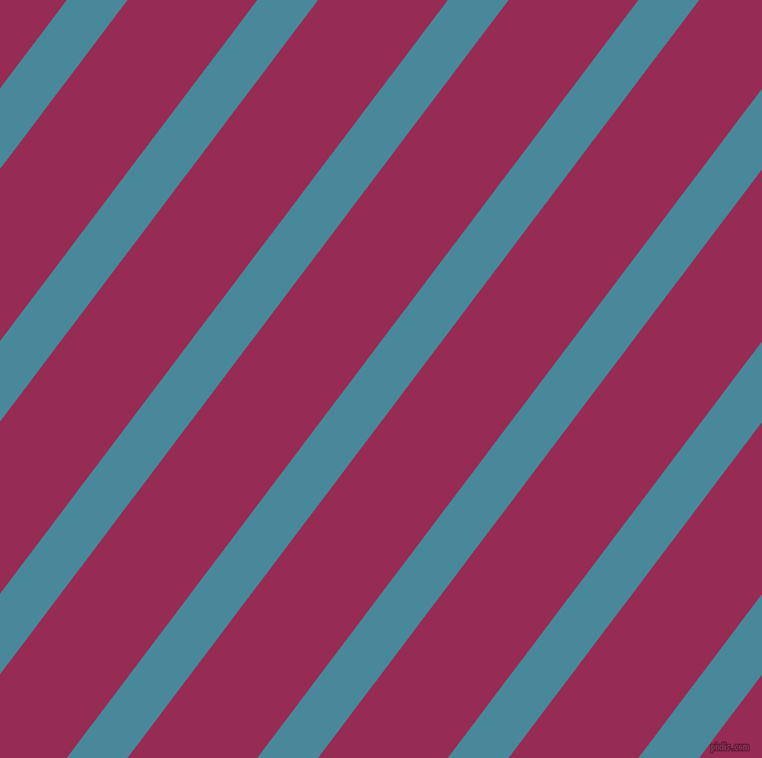 53 degree angle lines stripes, 44 pixel line width, 94 pixel line spacing, Hippie Blue and Lipstick angled lines and stripes seamless tileable