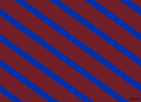 144 degree angle lines stripes, 21 pixel line width, 51 pixel line spacing, International Klein Blue and Red Berry angled lines and stripes seamless tileable