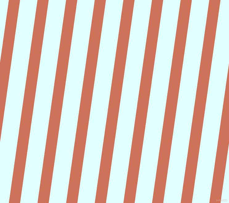 82 degree angle lines stripes, 36 pixel line width, 56 pixel line spacing, Japonica and Light Cyan angled lines and stripes seamless tileable