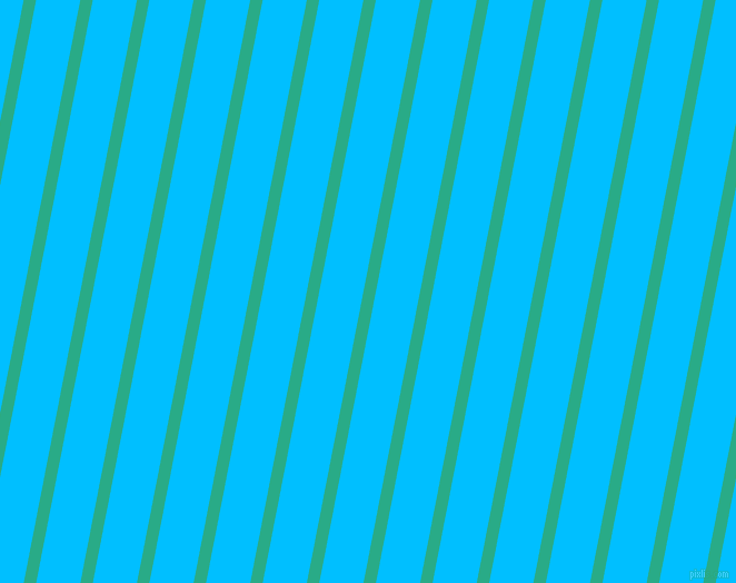 79 degree angle lines stripes, 11 pixel line width, 39 pixel line spacing, Jungle Green and Deep Sky Blue angled lines and stripes seamless tileable