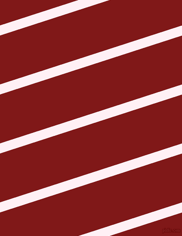 18 degree angle lines stripes, 19 pixel line width, 92 pixel line spacing, Lavender Blush and Falu Red angled lines and stripes seamless tileable