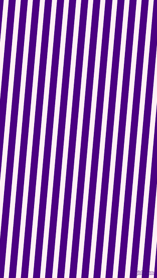 85 degree angle lines stripes, 10 pixel line width, 14 pixel line spacing, Lavender Blush and Indigo angled lines and stripes seamless tileable
