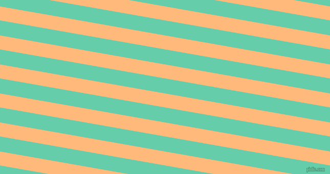 170 degree angle lines stripes, 27 pixel line width, 29 pixel line spacing, Macaroni And Cheese and Medium Aquamarine angled lines and stripes seamless tileable