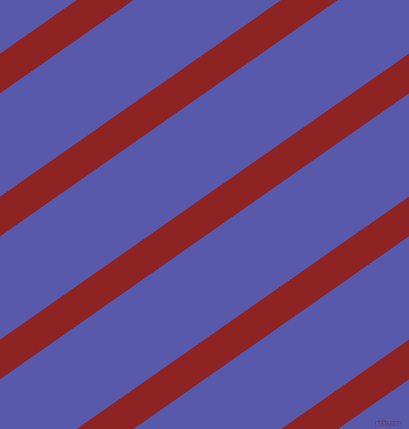 35 degree angle lines stripes, 46 pixel line width, 120 pixel line spacing, Mandarian Orange and Rich Blue angled lines and stripes seamless tileable