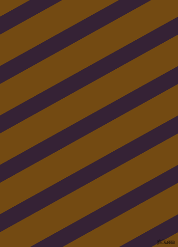 29 degree angle lines stripes, 32 pixel line width, 56 pixel line spacing, Mardi Gras and Raw Umber angled lines and stripes seamless tileable