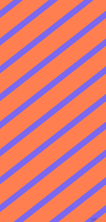 38 degree angle lines stripes, 19 pixel line width, 52 pixel line spacing, Medium Slate Blue and Coral angled lines and stripes seamless tileable