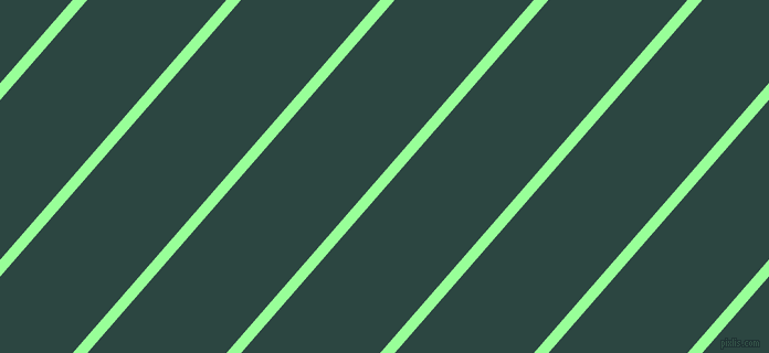 49 degree angle lines stripes, 10 pixel line width, 95 pixel line spacing, Mint Green and Gable Green angled lines and stripes seamless tileable