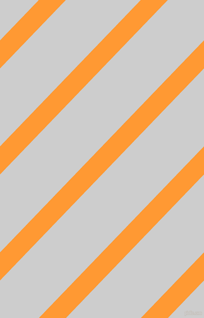 46 degree angle lines stripes, 40 pixel line width, 111 pixel line spacing, Neon Carrot and Very Light Grey angled lines and stripes seamless tileable