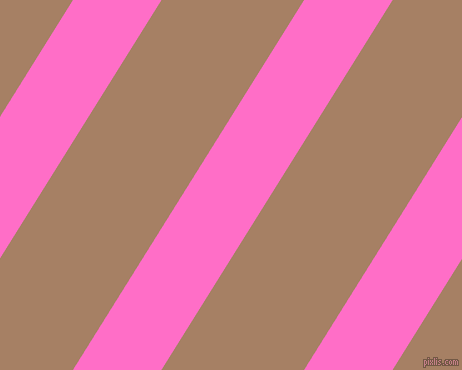 58 degree angle lines stripes, 75 pixel line width, 121 pixel line spacing, Neon Pink and Medium Wood angled lines and stripes seamless tileable
