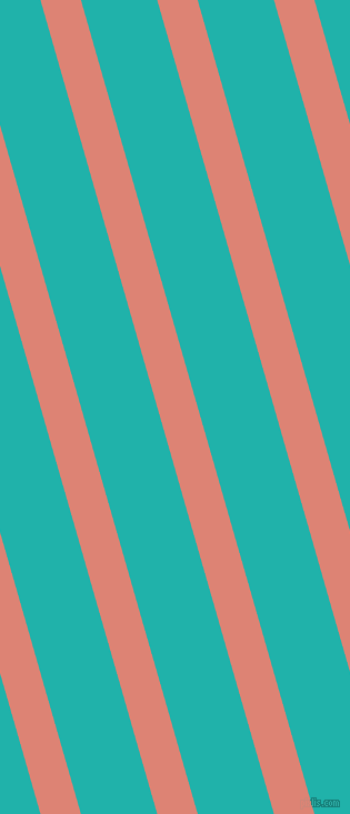 106 degree angle lines stripes, 35 pixel line width, 66 pixel line spacing, New York Pink and Light Sea Green angled lines and stripes seamless tileable