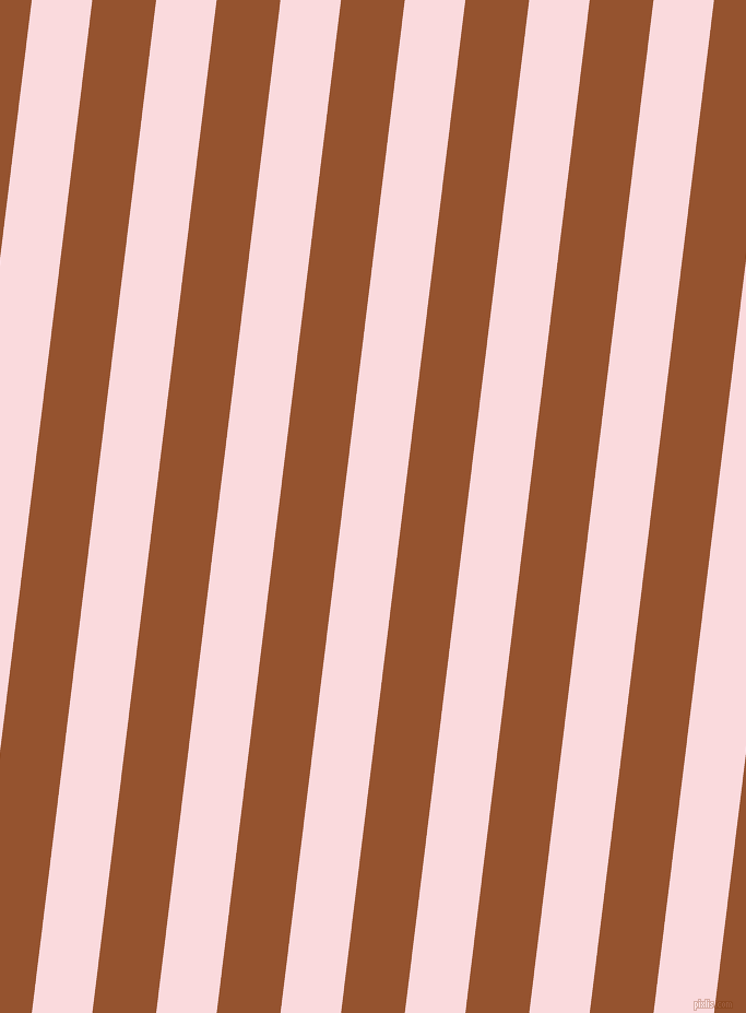 83 degree angle lines stripes, 55 pixel line width, 58 pixel line spacing, Pale Pink and Chelsea Gem angled lines and stripes seamless tileable