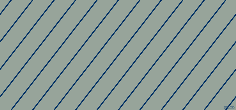 52 degree angle lines stripes, 4 pixel line width, 52 pixel line spacing, Prussian Blue and Edward angled lines and stripes seamless tileable