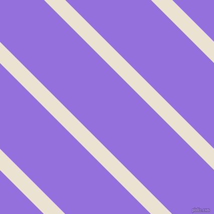 135 degree angle lines stripes, 30 pixel line width, 121 pixel line spacing, Quarter Spanish White and Medium Purple angled lines and stripes seamless tileable