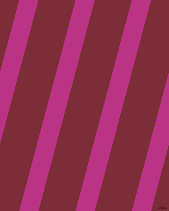 75 degree angle lines stripes, 61 pixel line width, 117 pixel line spacing, Red Violet and Paprika angled lines and stripes seamless tileable